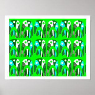 Affiche Art de la collection verte