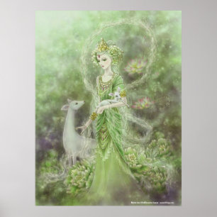 Affiche Art de la Dame de la compassion