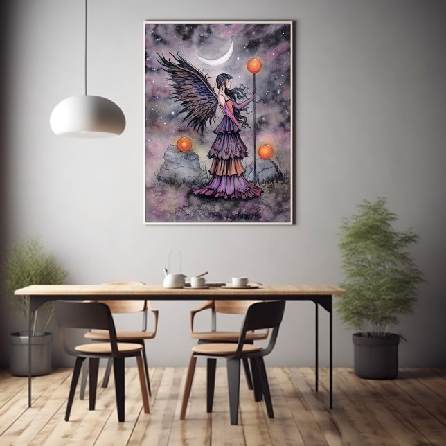 Affiche Art de la fée d'automne nuit par Molly Harrison (Créateur téléchargé)