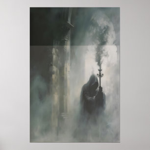 Affiche Art de la figure sombre gothique, Gothique de la D