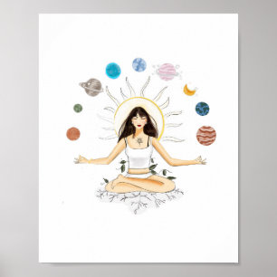 Affiche art de la méditation