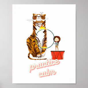 Affiche Art de la méditation pour enfants