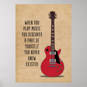 Affiche Art de la musique lorsque vous jouez de la musique