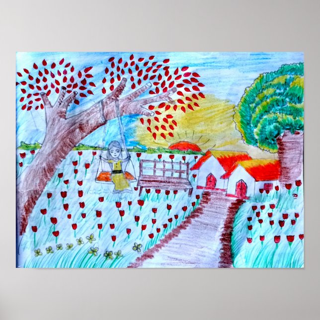 Affiche Art de la nature en plein air (Devant)