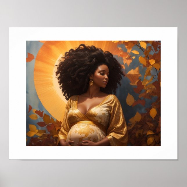 Affiche Art de la nurserie sur la grossesse et la maternit (Devant)