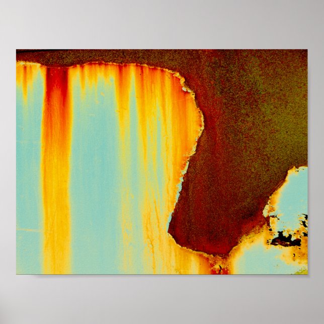 Affiche Art de la rouille cool (Devant)