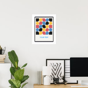 Affiche art de l'affiche géométrique bauhaus vintage class