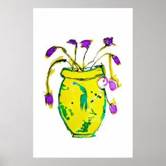 Affiche Art de l'agencement des fleurs