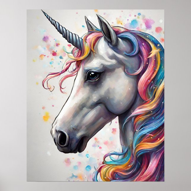 Affiche ART DE L'image UNICORN (Devant)