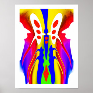 Affiche art de machine extraterrestre fantastique
