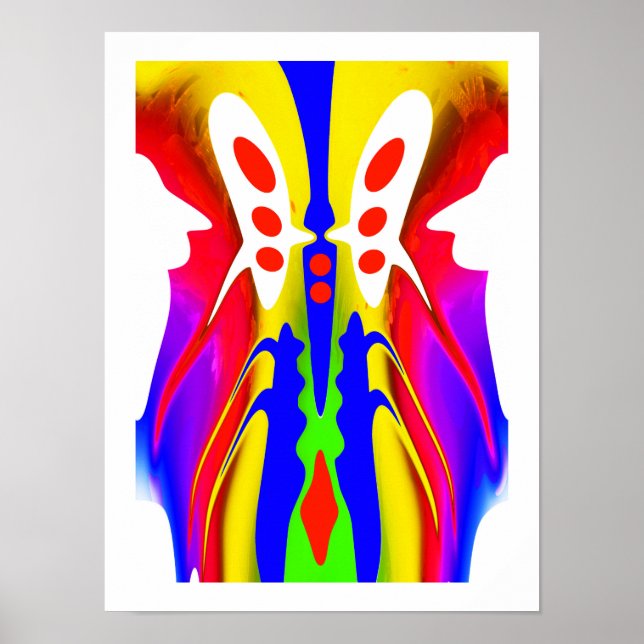 Affiche art de machine extraterrestre fantastique (Devant)