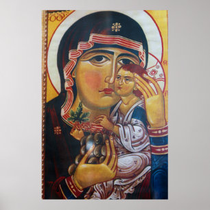Affiche Art de Marie Mère et Jésus