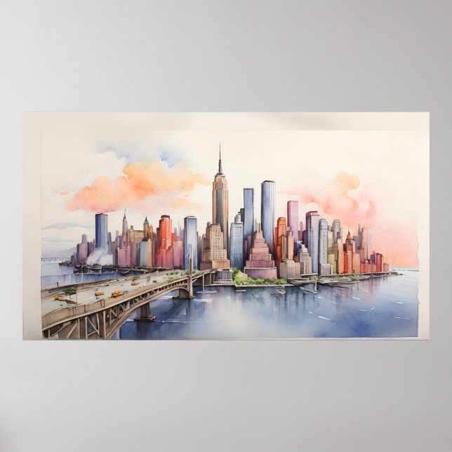 Affiche Art de New York (Devant)