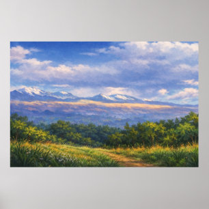 Affiche Art de paysage photographique édité (meilleure qua