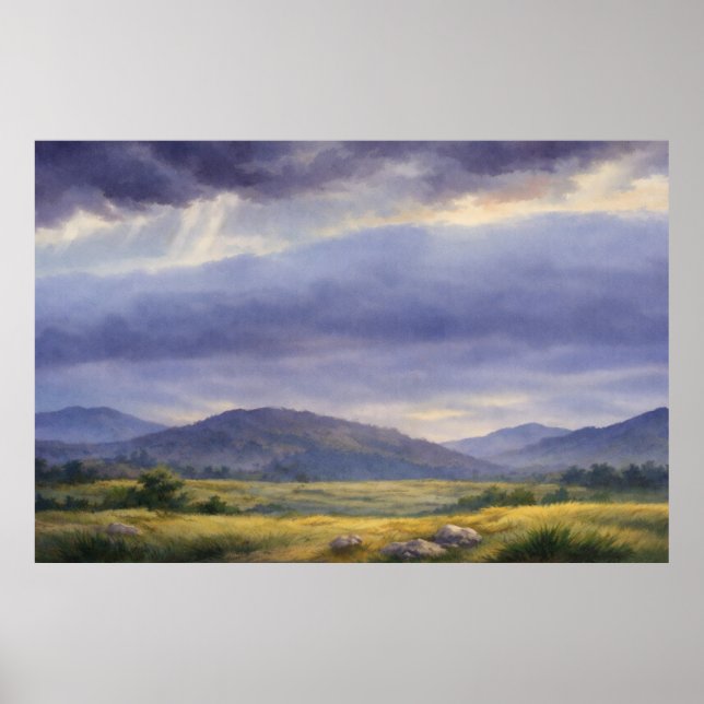 Affiche Art de paysage photographique édité (meilleure qua (Devant)