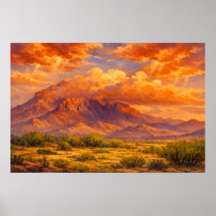 Affiche Art de paysage photographique édité (meilleure qua