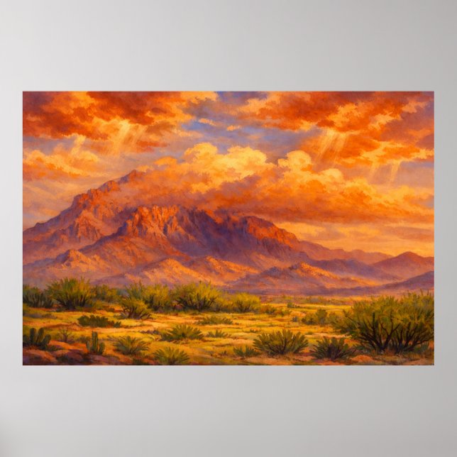 Affiche Art de paysage photographique édité (meilleure qua (Devant)