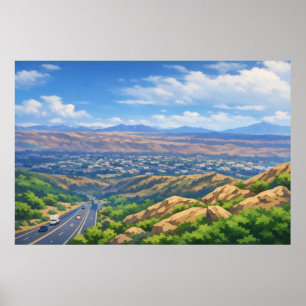 Affiche Art de paysage photographique édité (meilleure qua