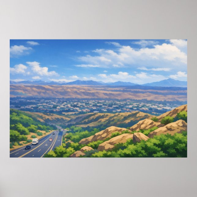 Affiche Art de paysage photographique édité (meilleure qua (Devant)