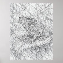 Art de réfraction de la forêt tropicale de la gren