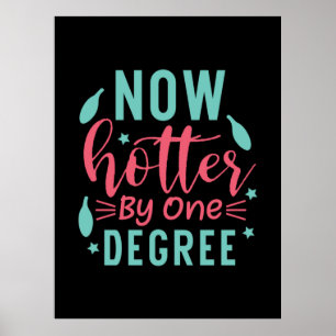 Affiche Art de remise de diplômes   Maintenant plus chaud 
