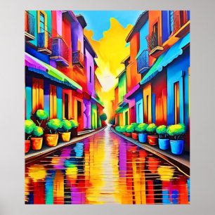 Affiche Art de rue coloré