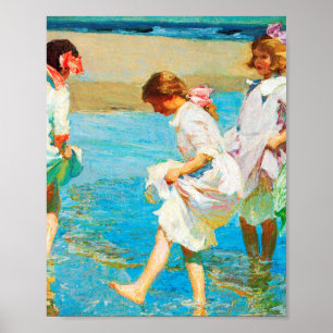 Affiche Art de scène de plage par Edward Henry Potthast