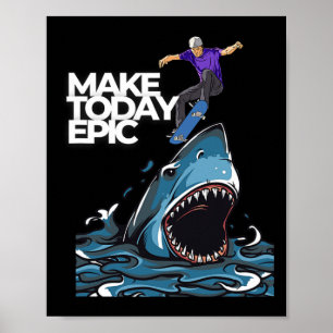 Affiche Art de skateboard cool pour hommes femmes Sk