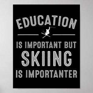 Affiche Art De Ski Unique Pour Hommes Femmes Kids Skier Mo