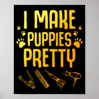 Art de toilettage de chien cool pour hommes femmes