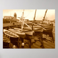 Art de voilier nautique