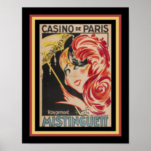 Affiche Art Deco Casino de Paris Cabaret