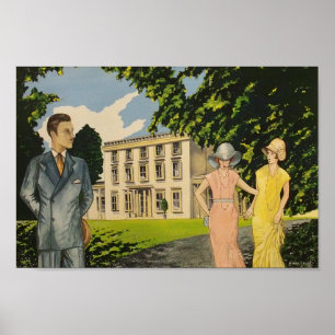 Affiche Art Déco Greenway House