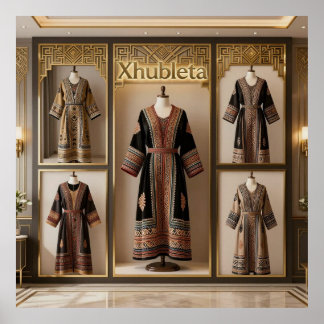 Affiche Art Deco Opulence GeometricPatternsVIIIHER_XHU_001
