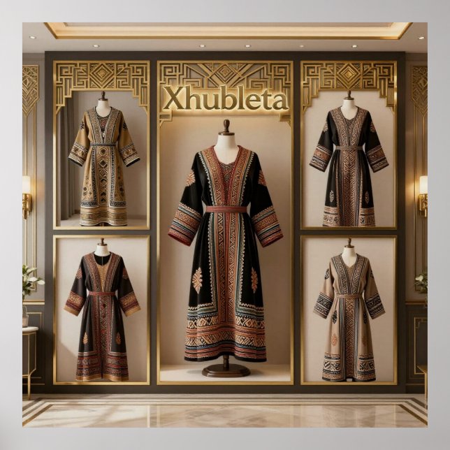 Affiche Art Deco Opulence GeometricPatternsVIIIHER_XHU_001 (Devant)