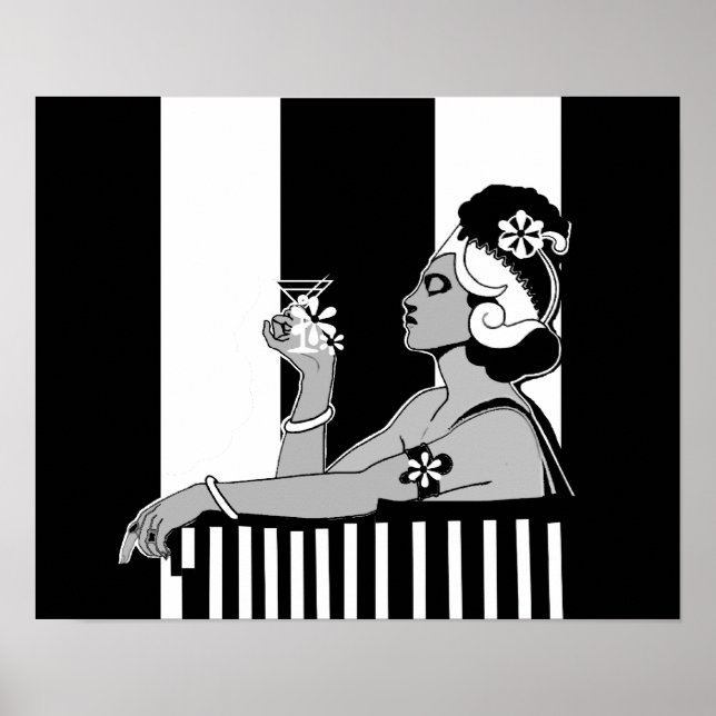 Affiche Art Déco Vintage (Devant)