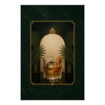 Affiche Art Déco vintage | Speakeasy imprimable