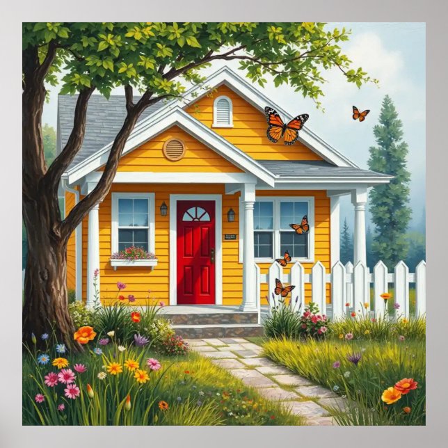 Affiche Art décoratif - Home Sweet Home #2 (Devant)