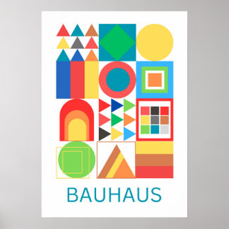 Affiche Art du design moderne minimaliste Bauhaus