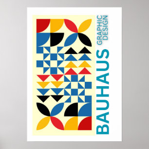Affiche Art du design moderne minimaliste Bauhaus