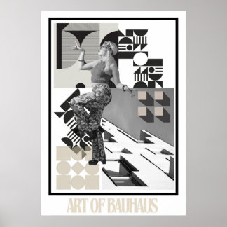 Affiche Art du design moderne minimaliste Bauhaus