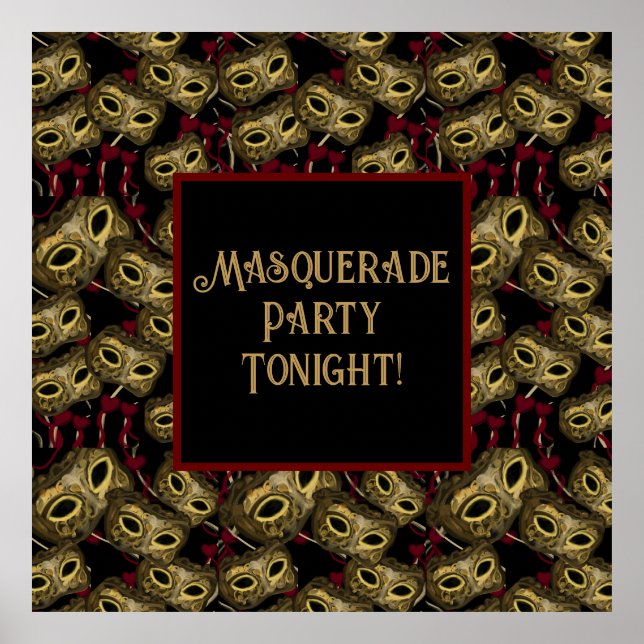 AFFICHE ART DU MASQUE    (Devant)