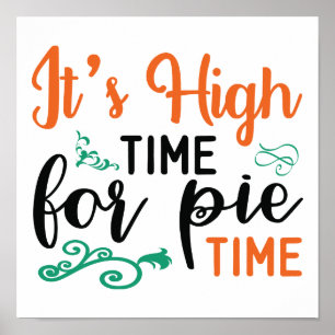 Affiche art du mot à tarte