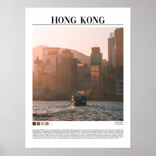 Affiche Art du mur de Hong Kong