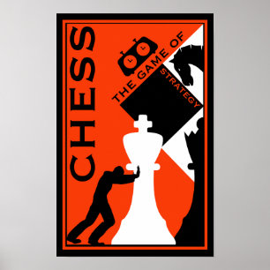 Affiche Art du mur d'échecs