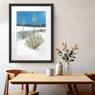 Affiche Art du parc national de White Sands