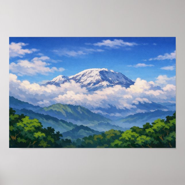 Affiche Art du paysage photographique édité (Devant)