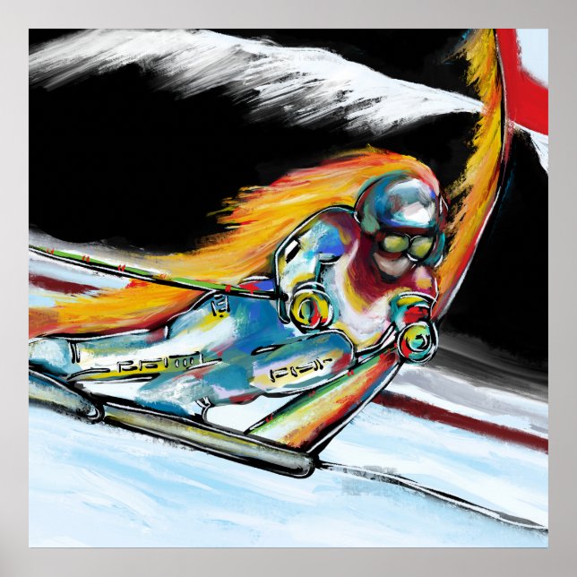 AFFICHE ART DU SKIEUR (Devant)