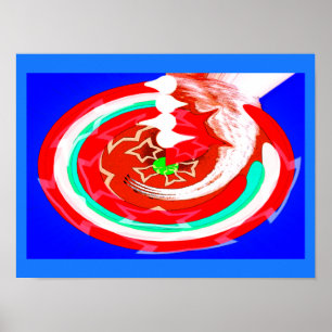 Affiche Art du voyage dans l'espace Star