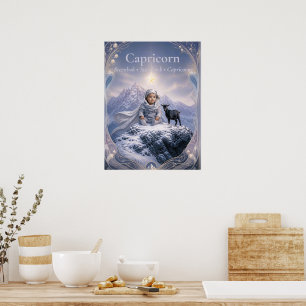 Affiche Art du zodiaque Capricorne Col. Astrologie de rê